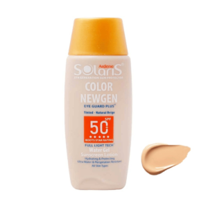 لوسیون آبی ضد آفتاب فاقد چربی بژ طبیعی spf50 کالر نیوژن سولاریس آردن 75 میلی لیتر